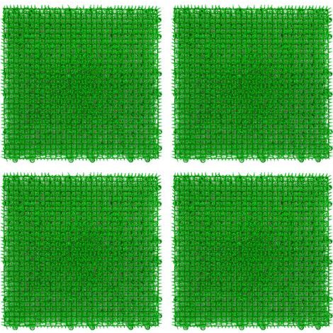 Tapis d'herbe tapis d'herbe à embotement tapis artificiel doux tapis de gazon d'herbe piscine pelouse fournitures de jardin. (1/5)