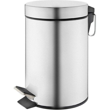 Poubelle brabantia 5 litres métal pédale
