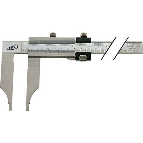 Werkstattmessschieber ohne Spitzen, mit Feinstellung 800 mm (1/2)