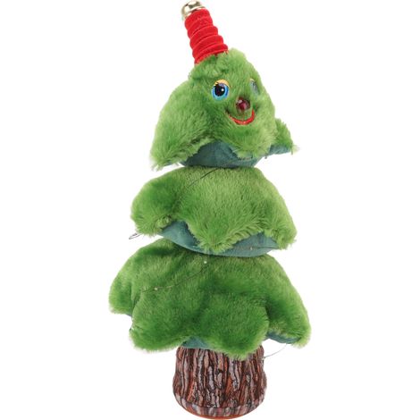 Singender und tanzender Weihnachtsbaum mit 8 Liedern, elektrischer Weihnachtsbaum mit tanzendem Baumstumpf zur Weihnachtsdekoration (1/5)