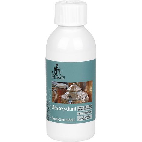 Les Anciens Ebenistes – Désoxydant pour métaux 250ml – Élimine l'oxydation sur cuivres, bronzes, étains, laitons – Action immédiate, supprime le vert de gris