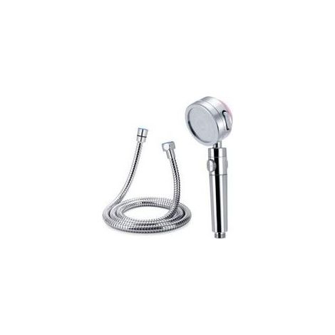 Pommeau de douche universelle, douchette douche salle de bain 3 modes et tuyau de douche flexible, tuyau en acier inoxydable 1,5 m Crezuo (1/4)