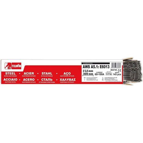 Elettrodi per saldatura Telwin da 2,5 mm confezione da 143 (1/5)
