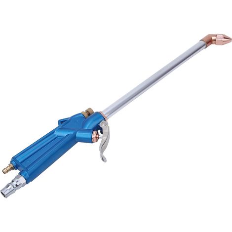 Soufflette pneumatique AD-25 à tube courbé allongé, pistolet souffleur 400mm pour nettoyage professionnel (1/4)