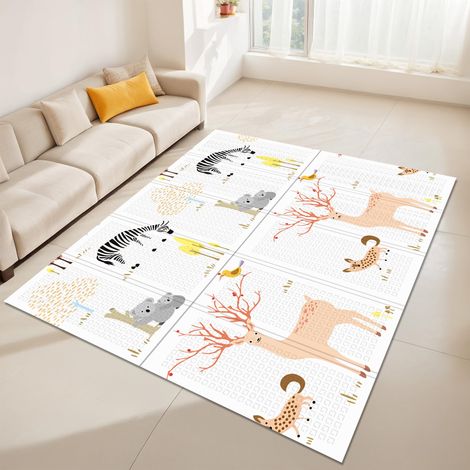Fenixshop24 Tappeto Gioco Bambini FD028, Pieghevole e Reversibile 180 x 150 x 1 cm (1/5)