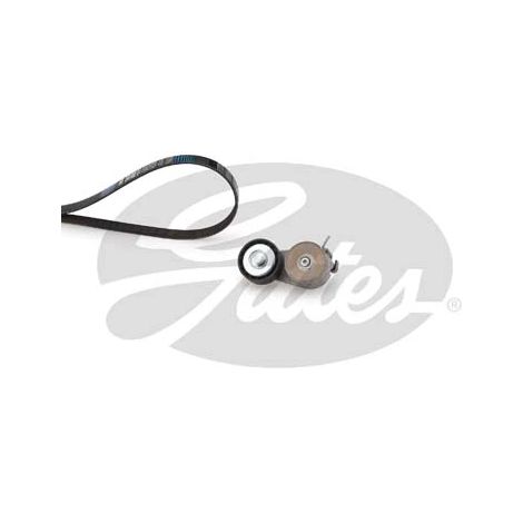 Jeu de courroies trapézoïdales à nervures Gates K055PK1148 ABARTH