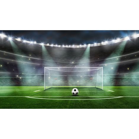 Papier peint panoramique Foot / Football - Ballon de foot - 130 cm x 74 cm (1/2)