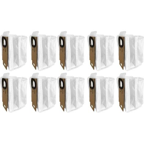 Lot de 10 sacs à poussière de remplacement pour aspirateur Roborock H7/H6 (1/5)
