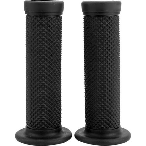 Poignées de guidon de moto universelles Vintage, 2 pièces, 22mm, extrémités de barre de poignée en forme d'étoile (noires) (1/5)