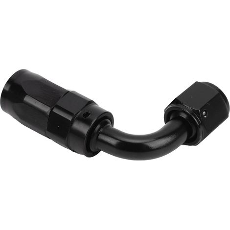 Raccord adaptateur pivotant AN6 à 90 degrés pour conduites de carburant, d'huile, de gaz, d'air, de liquide de refroidissement et d'eau. (1/5)