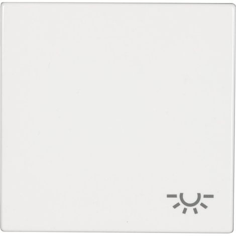 Bascule symbole éclairage Jung LS 990 L WW blanc-alpin (1/2)
