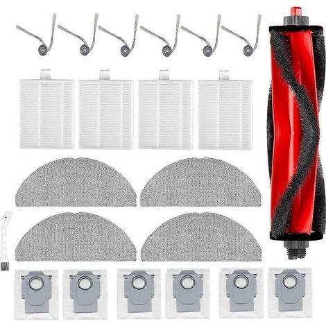 Filtre pour aspirateur brosse pour aspirateur Filtre de brosse pour aspirateur filtre de 22 M5 / M5+ L5 / L5+ Aspirateur Robot Main Side Brosse Serpillière Filtre Dust Bags (1/5)