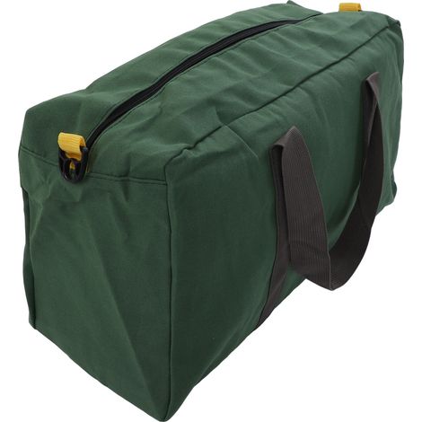 Sac à outils à main cabas en canevas imperméable robuste grand volume ouverture large transportable pour menuiserie électricien 18 pouces (1/5)
