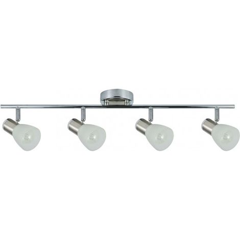 FAB 141994020  Regleta Cholo 4xe14 Cromo/niquel  16x69,5x10 Cm (1/2)