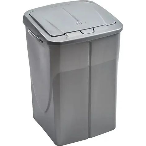 Ecobin Abfallbehälter 45L grau, 36 x 36,5 x 51,5 cm