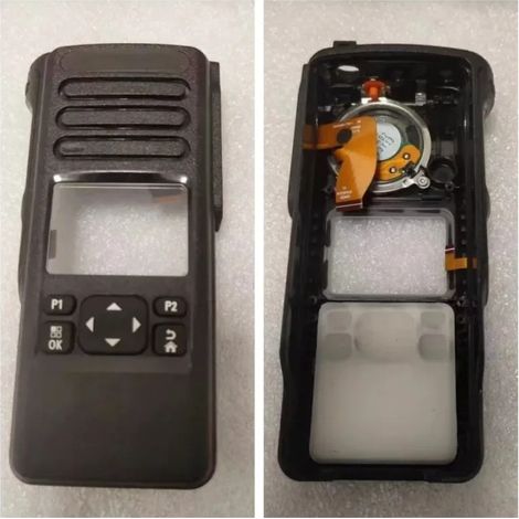 Replacement housing kit for Motorola DP4601e/DP4600e walkie-talkies with speaker (1/3)