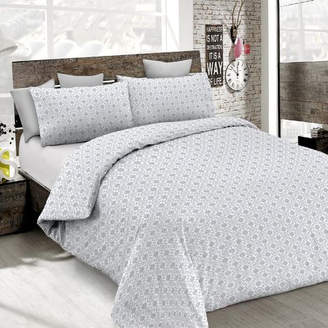 Housse de Couette Printed Colors Floyd Gris 2 Places (1/4)