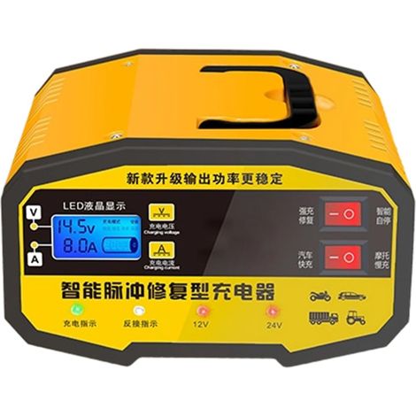Chargeur De Batterie 12 Volts - Chargeur d'entretien pour Batterie De (1/5)