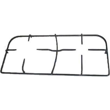 ARISTON  GRIGLIA PER CUCINA A GAS cm 45,2  X 19,4  2 FUOCHI SMALTATA NERA  P 289 (1/2)