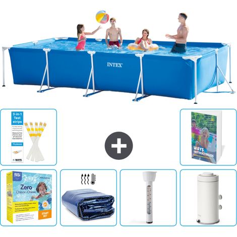 Rechteckiger Frame Pool - 450x220x84 cm - 7-teilig S10