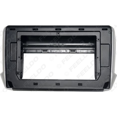 Versatile frame for Peugeot 2008 models from 2014 to 2016, large screen Android navigation frame, audio system upgrade panel, 10.1 inches. (1/5)