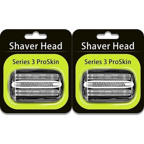 Têtes de rasage de rechange Braun Series 3 32B, têtes de rasage Braun S3 (2 pièces)