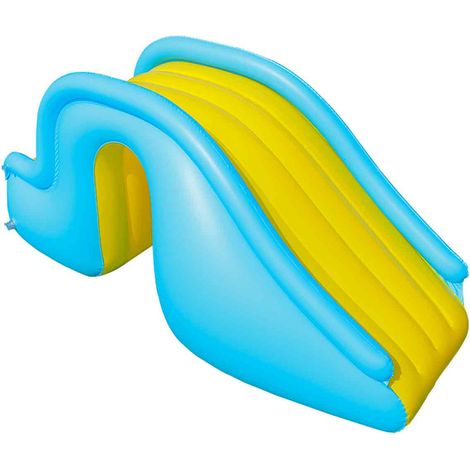 Toboggan aquatique gonflable plus large pour enfants, château gonflable, accessoires de piscine, jouet de jeu aquatique extérieur pour toute la famille (1/5)