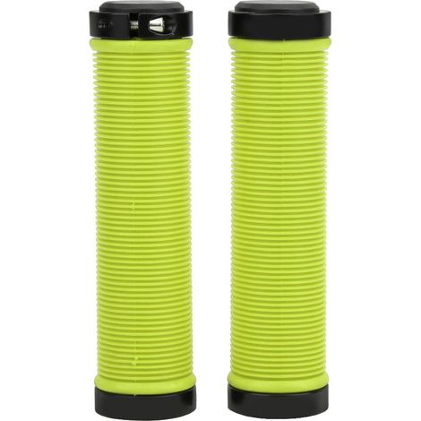 1 Paire Poignées Vélo Anti-dérapantes Montage Rapide pour VTT et VTC (Jaune) (1/5)