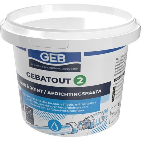Pâte À Joint - Compatible Eau Potable - Résiste 135 °C Et 200 Bar - Pour Filetages Métalliques Sanitaires Et Chauffage - 500 G (1/5)