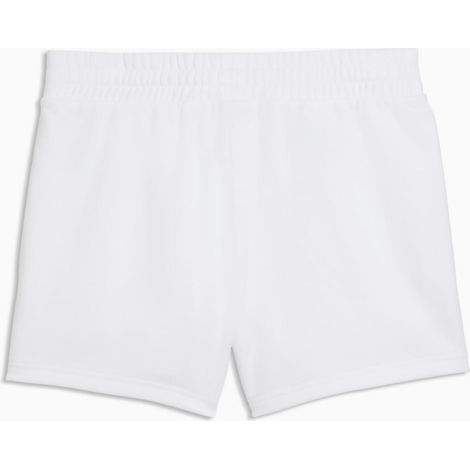 Pantalones cortos Puma ESS CAT para mujer con logo, 4" TR, blancos, 69292002 r M (1/2)