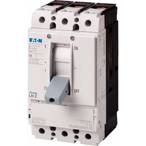 Interruptor de alimentación LN2, 3 polos 160A LN2-160-I (1/4)