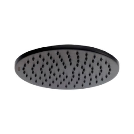 Pomme de tête 230mm jet de pluie autonettoyant noir mat BLACK & WHITE - BOSSINI I00595073 (1/2)