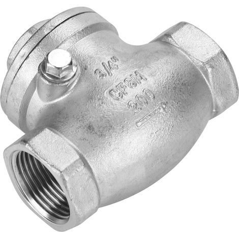 3/4" DN20 Edelstahl-Rückschlagventil mit Innengewinde WOG 200 PSI (1/5)