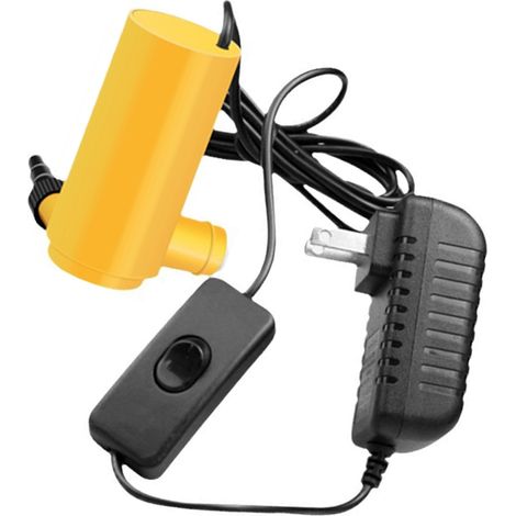 Pompe à eau miniature 12V DC pour aquarium domestique, pompe submersible avec entrée réglable 3 modes (1/4)
