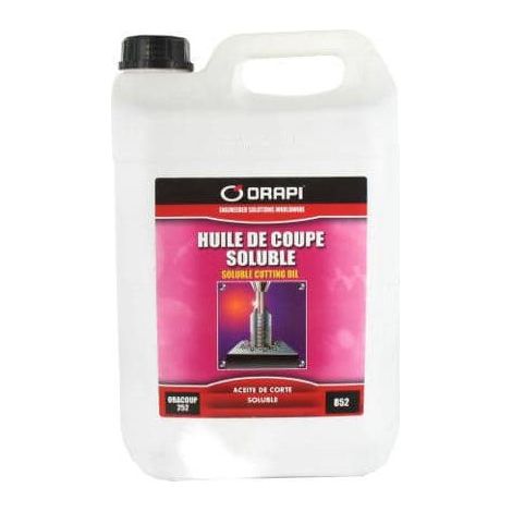 Olio da taglio solubile Oracoup 252 - Tanica da 5L - ORAPI - 2852J1