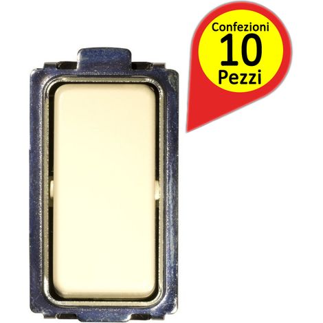 Interruttori unipolari modello magic 10/16a confezione da 10 pezzi