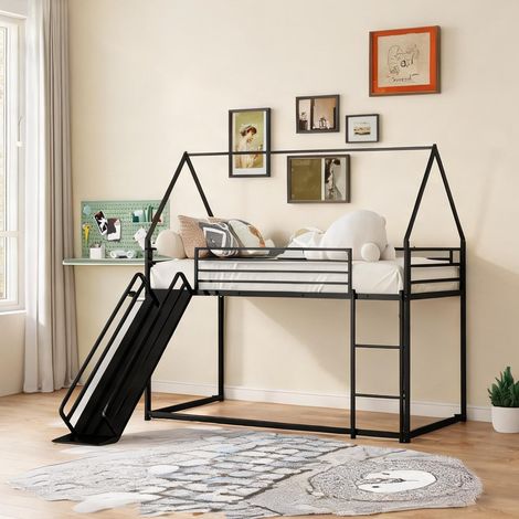 Matelas coloris noir en fer 194 x 185 x 176,5 cm (1/5)