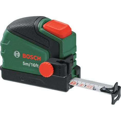 Bosch Hand Tools Tape Measure 5 m / 16 ft + Pencil Clip 1600A02Z9Y (1/5)