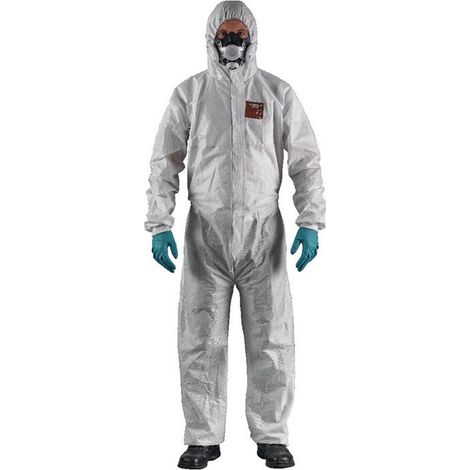 Tuta protettiva AlphaTec® 1600 Plus Size XXL bianca PSA III MICROGARD