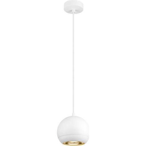Suspension élégante Light Eye 150 blanc Ø 15cm - 1008179