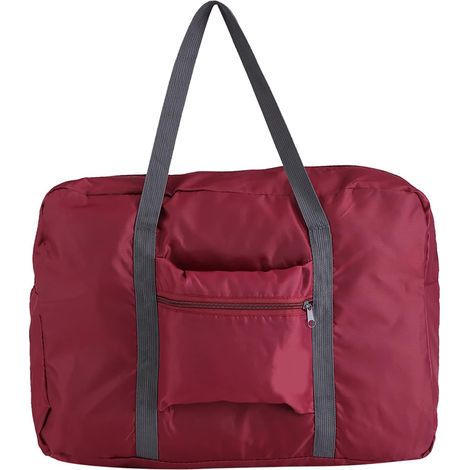 Sac de Sport Pliable de Grande Taille, Organisateur étanche pour Voyage (Bourgogne)