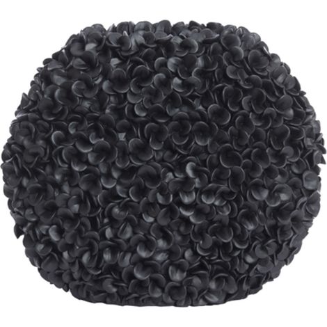 Light & Living Vase PHYLIA Matt Schwarz Kunststoff – 44x20,5x38,5