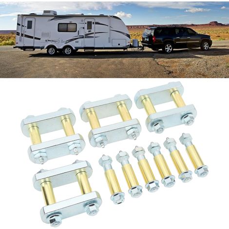 Verstärktes Schäkel-Upgrade-Kit, 2,25-Zoll-Schäkel, Tandemwelle mit 6 Bronzebuchsen (TH-1040) (Extra verstärkt) (1/5)