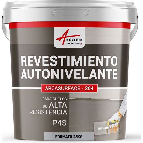Nivelado autonivelante P4 P4S suelo enmascarado juntas alicatado nivelación antes de microcemento pintura revestimiento ARCASURF