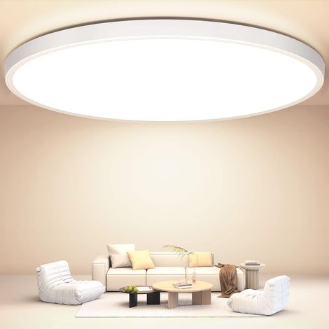 Plafonnier Led 30CM, 4000K Plafonnier 24W 2600LM Luminaire Plafonnier (1/5)