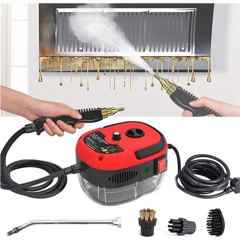 1 unité nettoyeur vapeur portable, haute température haute pression, 2500 W, réservoir 1000 ml, pour cuisine, climatisation et voiture (1/5)