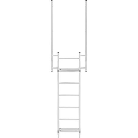Scala fissa senza gabbia - Altezza dell'edilizia  0.75m - CS/FSC/075