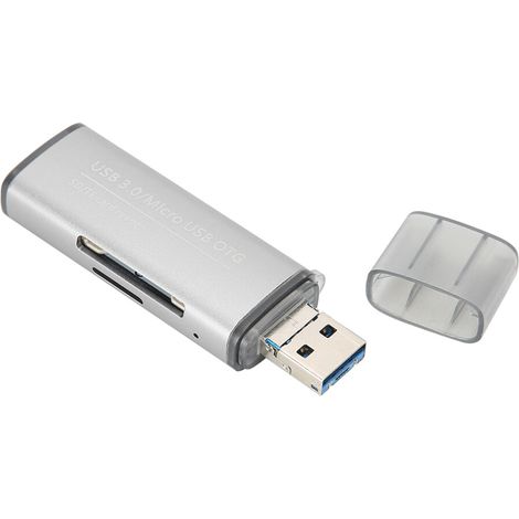 Dieser Huawei-spezifische Dual-Slot-USB-Typ-C-Kartenleser-Adapter ist sofort einsatzbereit, unterstützt TF/NM-Speicherkarten, bietet schnelle Datenübertragungsraten, stabile Verbindungen und hervorrag (1/4)