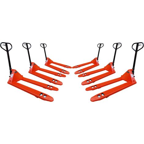 Hand Pump Pallet Trucks Jacks 2 Ton X6 (Heavy Duty Non Assembled Euro Manual Trolley 2T 2000KG) (1/5)