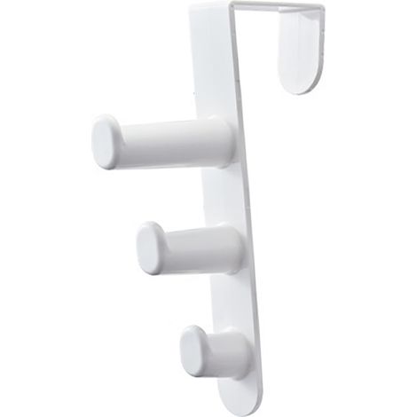 Crochet porte sans fixation, porte-manteau porte pratique ABS 15.5x4.3cm, 1 pièce (1/5)